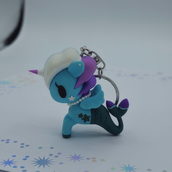 Tokidoki 3D Marina Mermicorno Key Chain - Picture 6 of 7